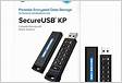 Pen Drive SecureData 8GB SecureUSB KP criptografado com
